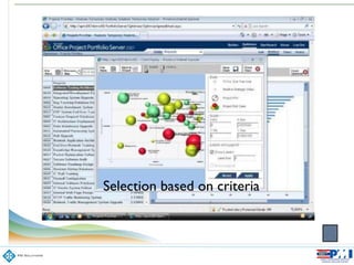 Selection based on criteria
 