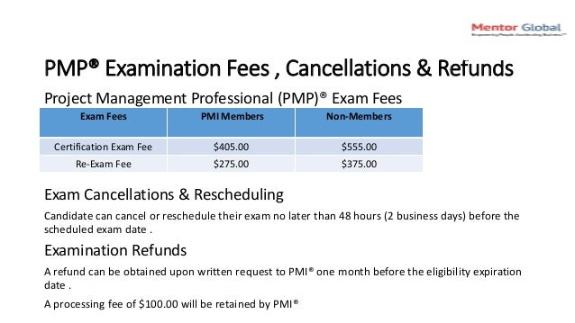 pmp certification fees pmp certification fees