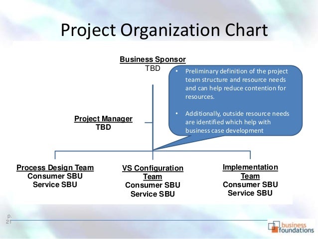 Project Organization Chart Definition