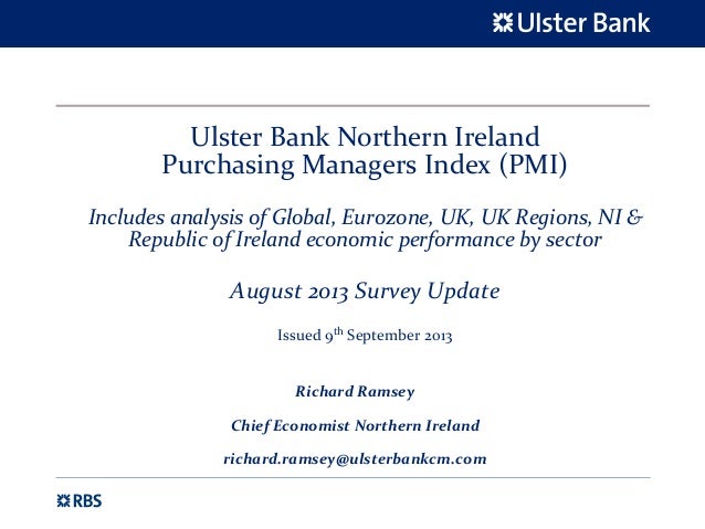 Ulster Bank Pmi Slide Pack