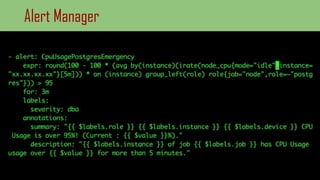 Alert Manager
 