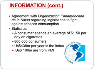 ACTORSUnions:  Tobacco Workers UnionWorld Health Organization’s Framework Convention on Tobacco Control (WHO FCTC)General Public: