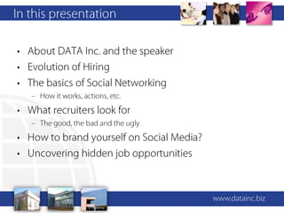 Social Media and your Career