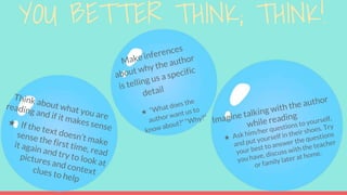 YOU BETTER THINK; THINK!
 