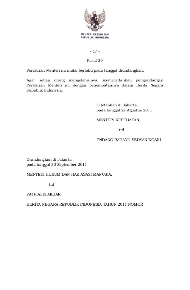 Permenkes no. 1796 tentang registrasi tenaga kesehatan