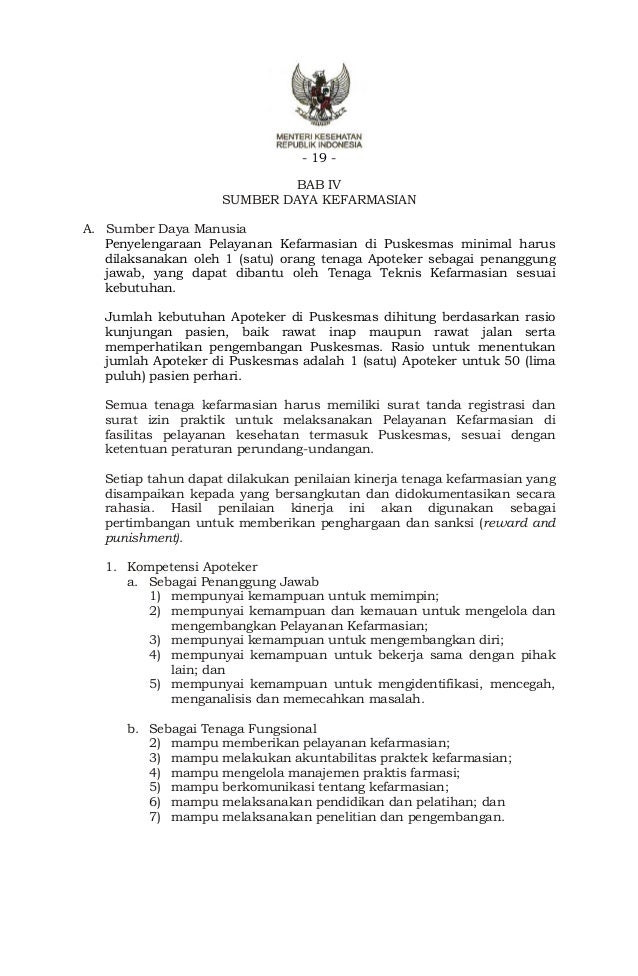 Permenkes RI no. 30 Tahun 2014 tentang Standar Pelayanan Permenkes RI no. 30 Tahun 2014 tentang Standar Pelayanan