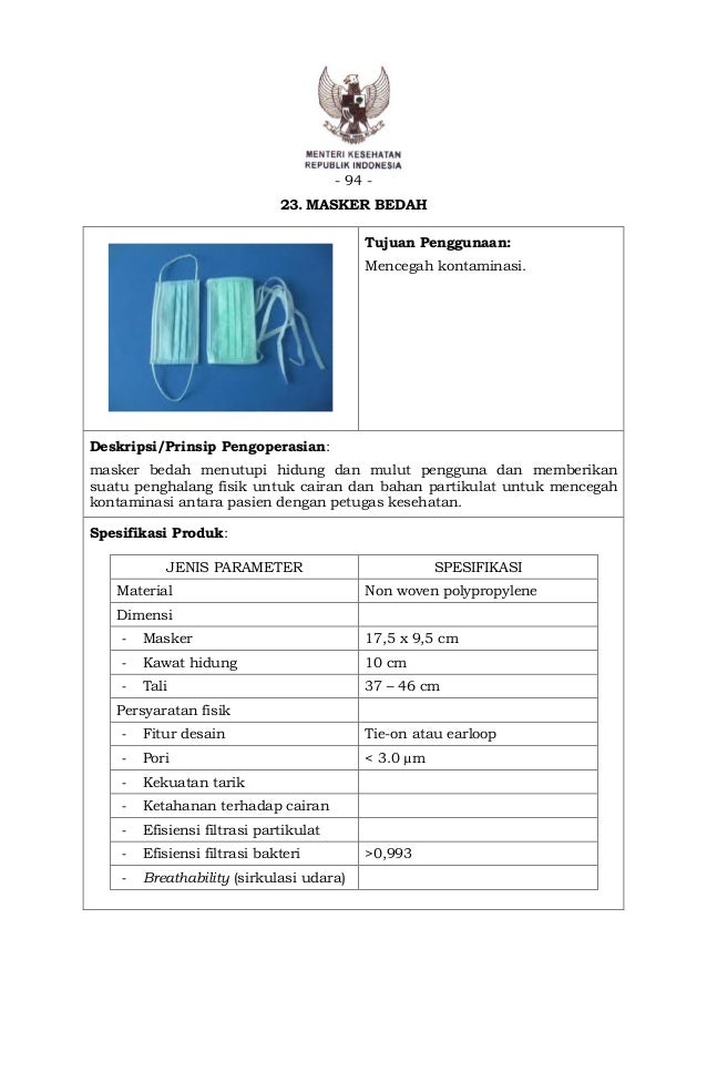 Permenkes No. 118 Tahun 2014 Tentang Kompendium Alat Kesehatan