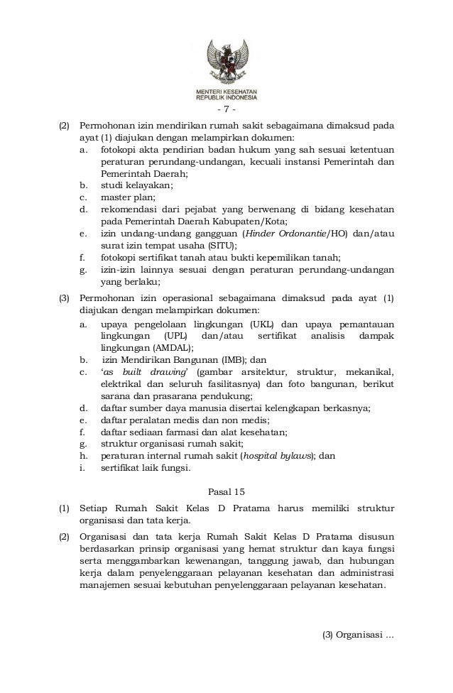 Struktur Organisasi Ipsrs Rumah Sakit Tipe C Berbagi