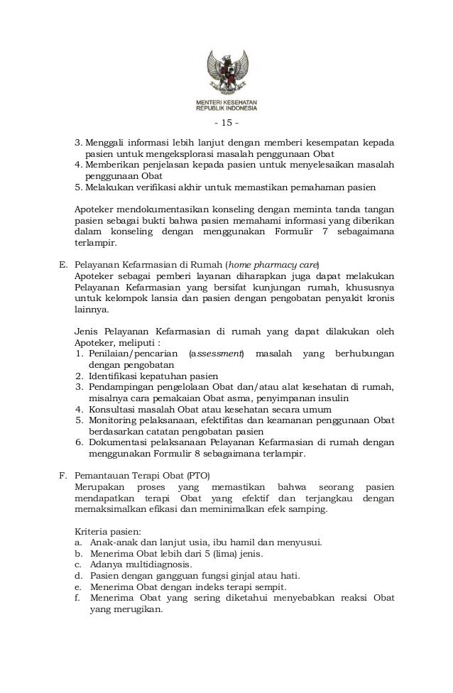 home formulir care pharmacy yan no 2014 35 Pmk far standar di apotek