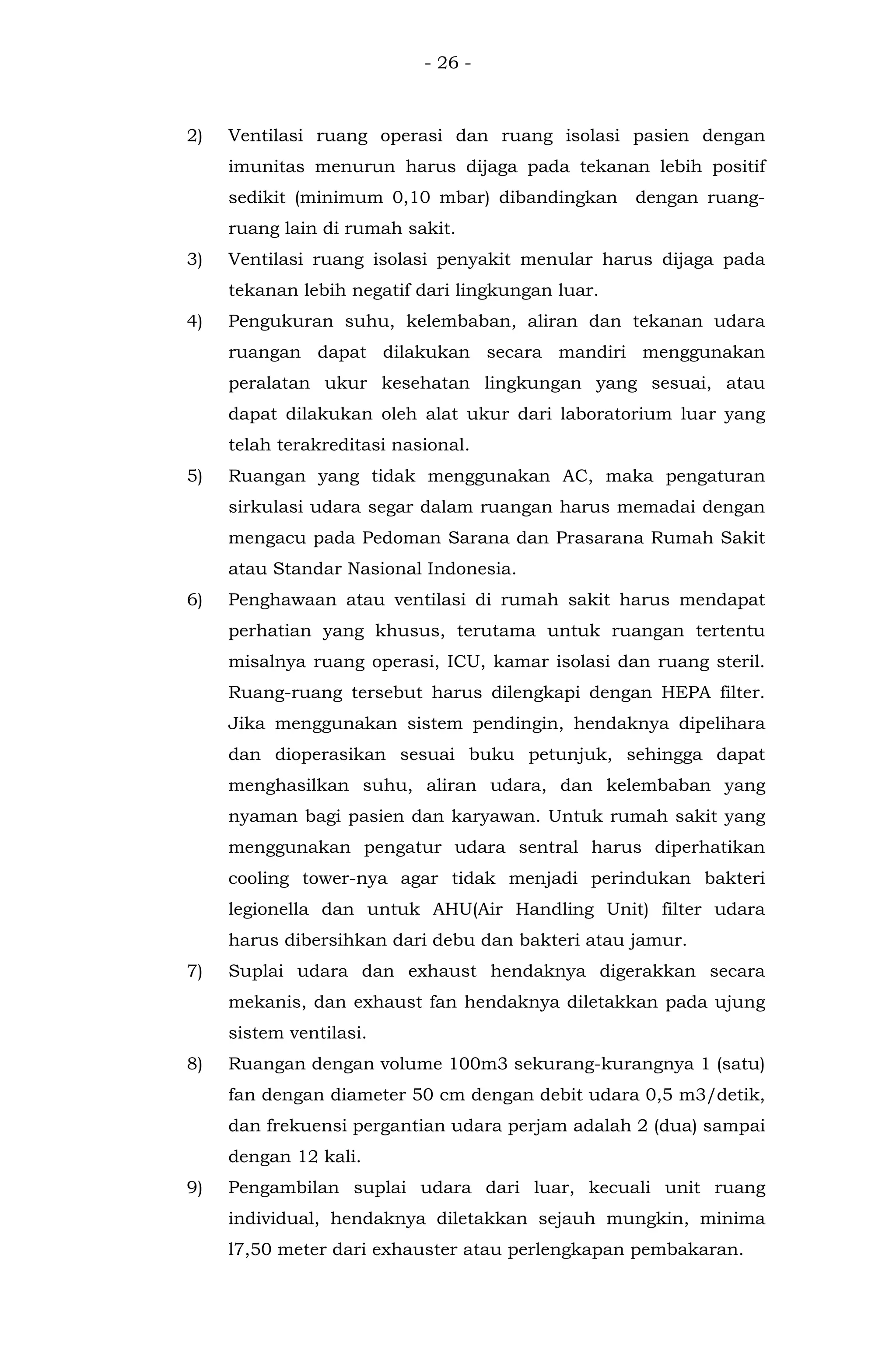 PMK no. 7 Tahun 2019_Tentang Kesehatan Lingkungan Rumah Sakit | PDF
