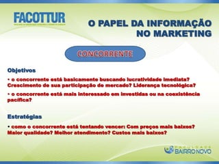  quais as principais maneiras de reunir informações relevantes?