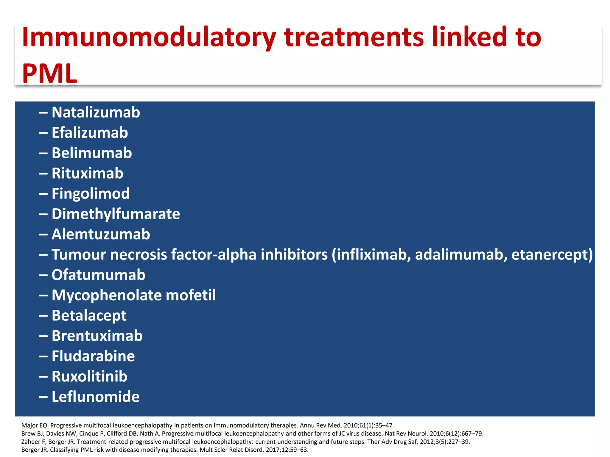 Progressive multifocal leukoencephalopathy (PML) | PDF