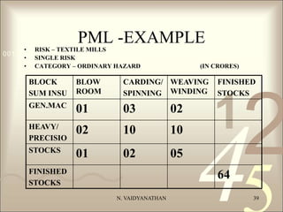 Pml Asset Protection PML CALCULATIONS.ppt
