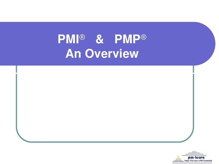 PMP Ausbildungsressourcen