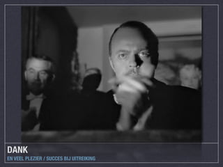 DANK
EN VEEL PLEZIER / SUCCES BIJ UITREIKING
 