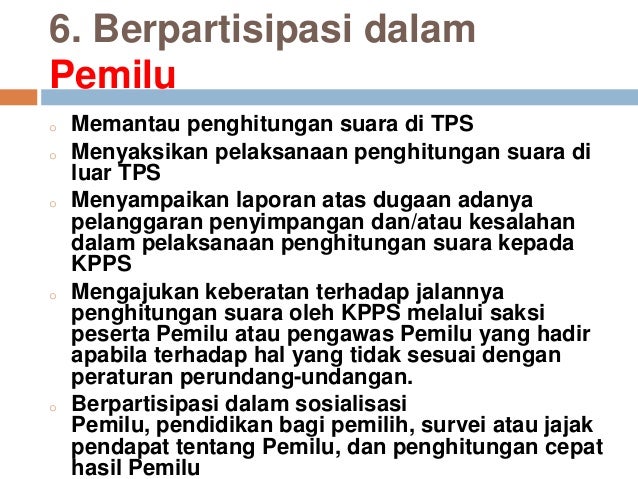 PEMILIH PEMULA