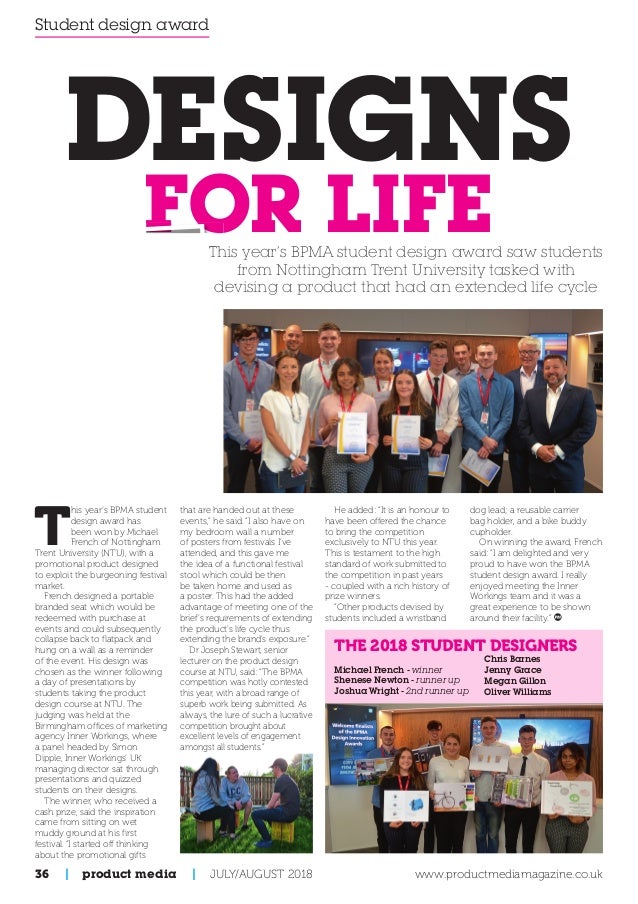 Product Media Magazine July August 2018 - why we serve 36