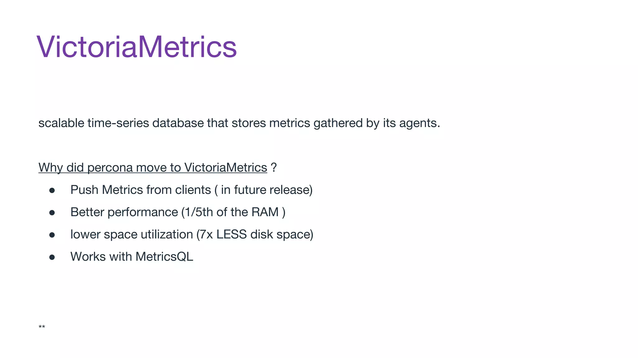 PMM database open source monitoring solution