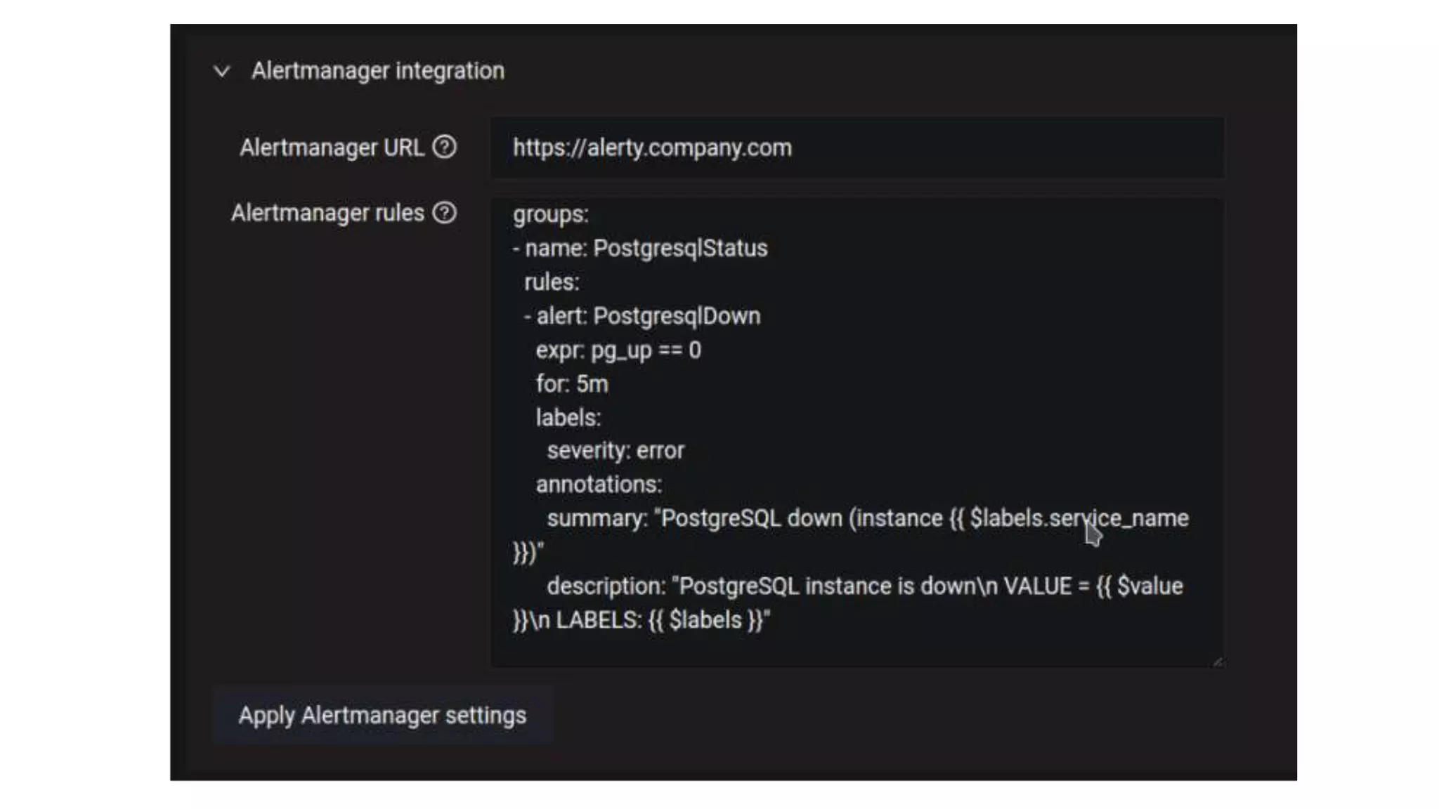 PMM database open source monitoring solution