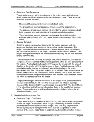 Project Management Methodology Guidelines | PDF