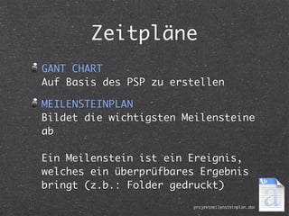 Projektmanagement für HAK-Maturanten