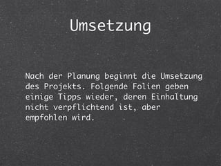 Projektmanagement für HAK-Maturanten