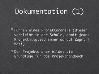 Projektmanagement für HAK-Maturanten