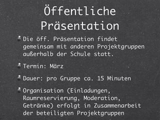Projektmanagement für HAK-Maturanten