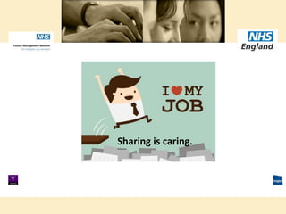 Sharing is caring.Unknown
 