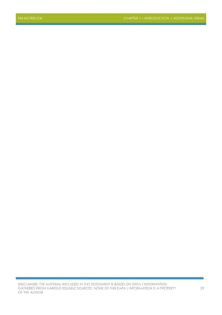 PM NOTEBOOK CHAPTER 1 – INTRODUCTION | ADDITIONAL TERMS
DISCLAIMER: THE MATERIAL INCLUDED IN THIS DOCUMENT IS BASED ON DATA / INFORMATION
GATHERED FROM VARIOUS RELIABLE SOURCES. NONE OF THIS DATA / INFORMATION IS A PROPERTY
OF THE AUTHOR.
29
 