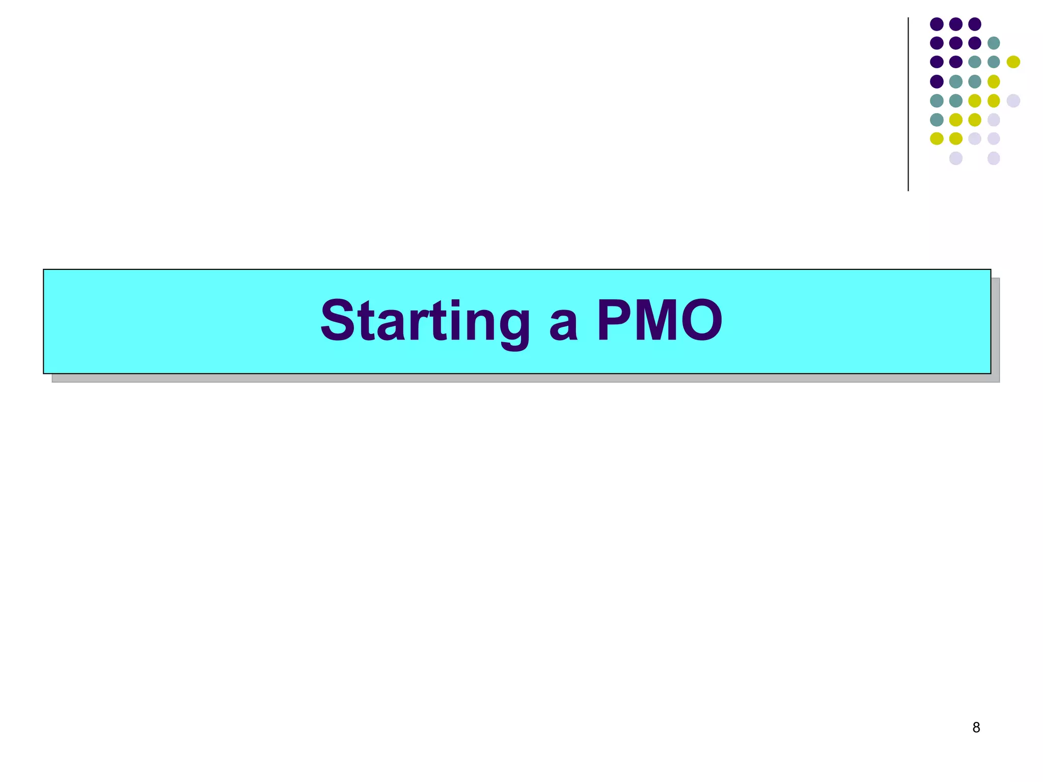 Starting a PMO 