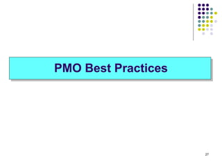 PMO Best Practices 