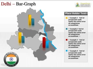 Delhi Map PowerPoint Templates