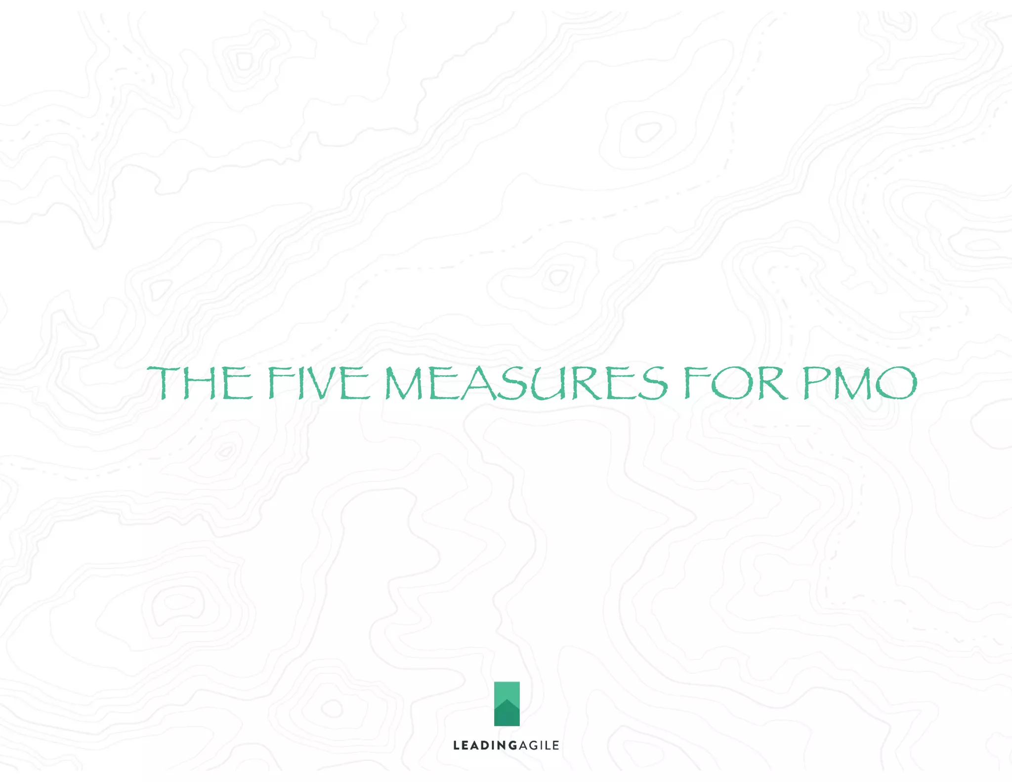 THE FIVE MEASURES FOR PMO
 