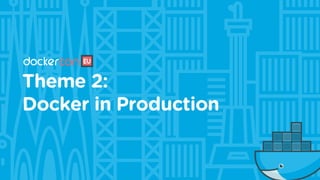 Theme 2:
Docker in Production
 