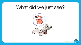 What did we just see?
 