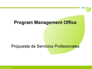 Program Management Office Propuesta de Servicios Profesionales 