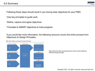 PMO OBjectives - a quick guide | PPT