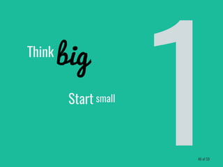 Think
big
smallStart
46 of 59
 