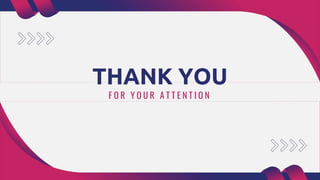 THANK YOU
F O R Y O U R A T T E N T I O N
 