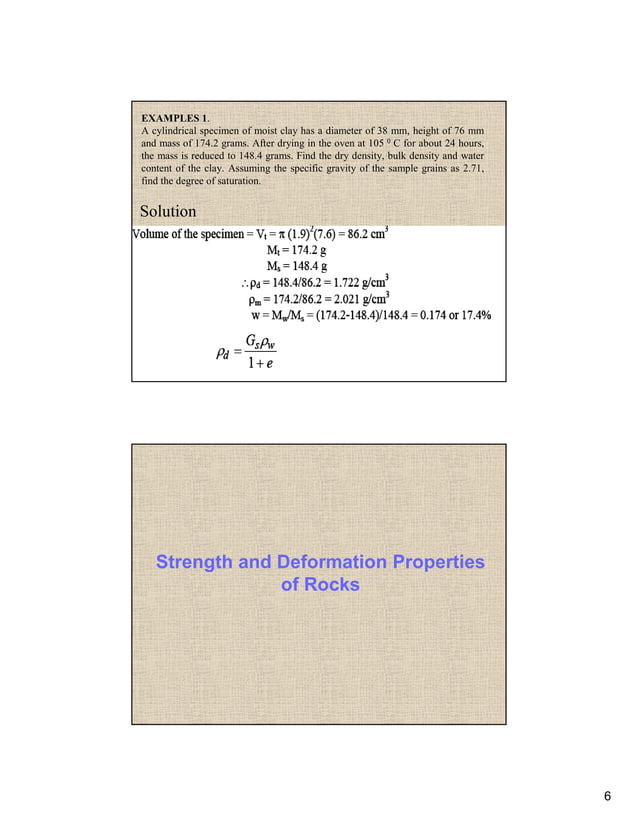 Physico-Mechanical properties of rock materials | PDF | Geology | Science