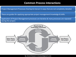 PMP Chap 3 - Project Management Processes | PDF