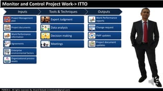 Monitor Risks Ittos Chap 4.5 Monitor and Control Project Work | PDF