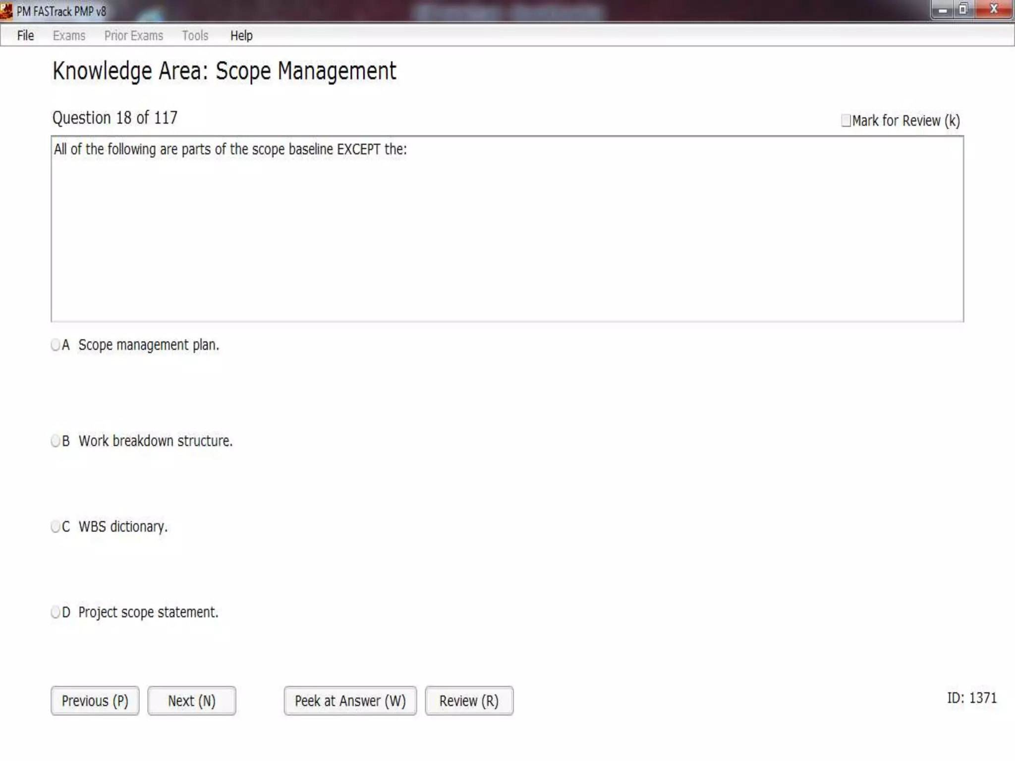 Pmp chapter(5) Scope Management