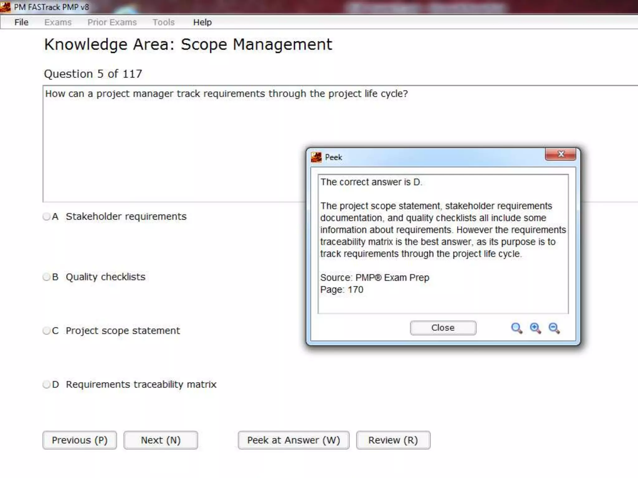 Pmp chapter(5) Scope Management