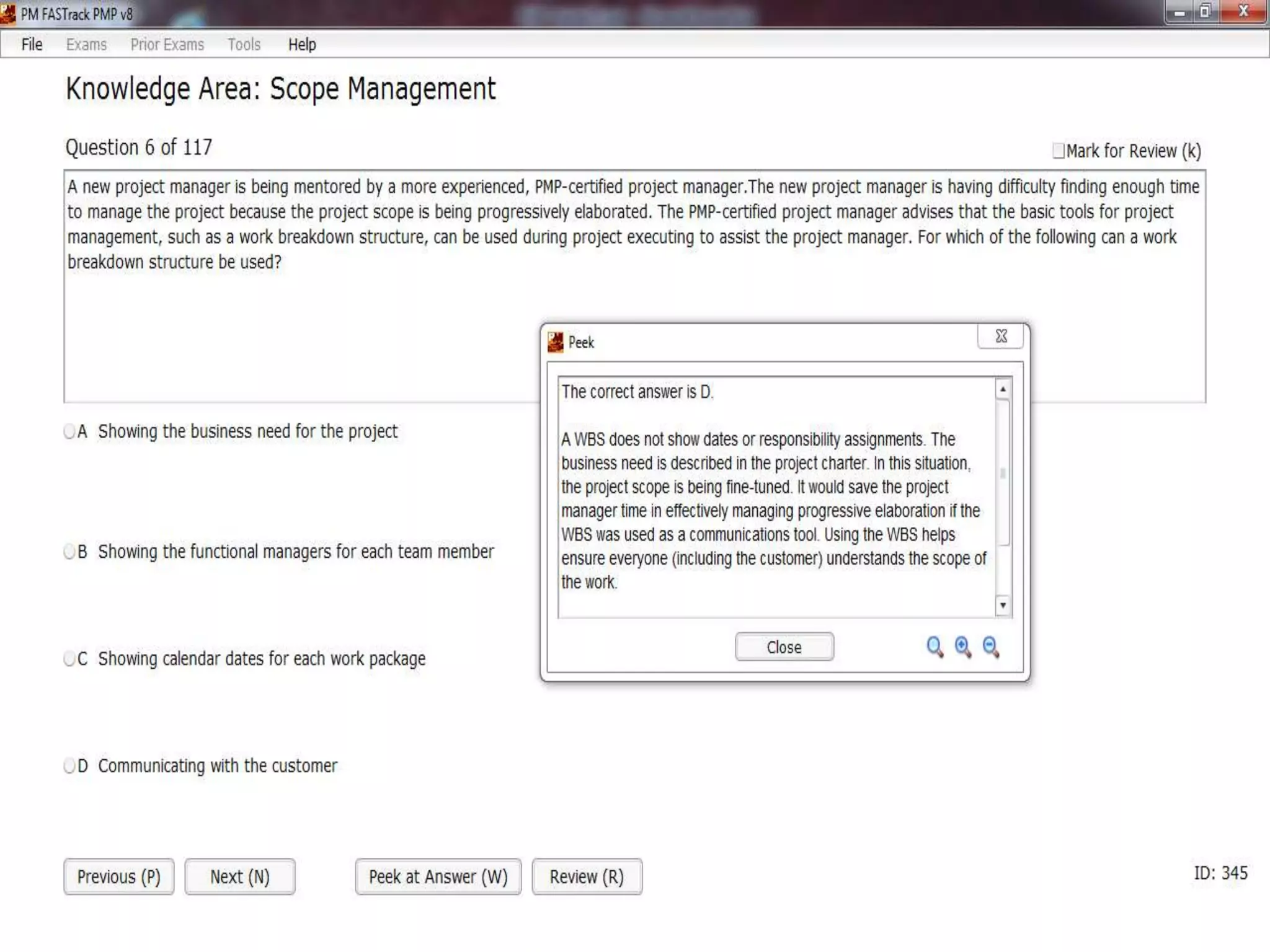 Pmp chapter(5) Scope Management