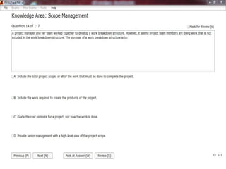 Pmp chapter(5) Scope Management