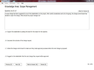 Pmp chapter(5) Scope Management