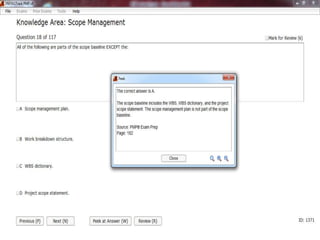 Pmp chapter(5) Scope Management