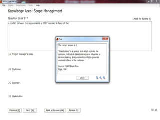 Pmp chapter(5) Scope Management